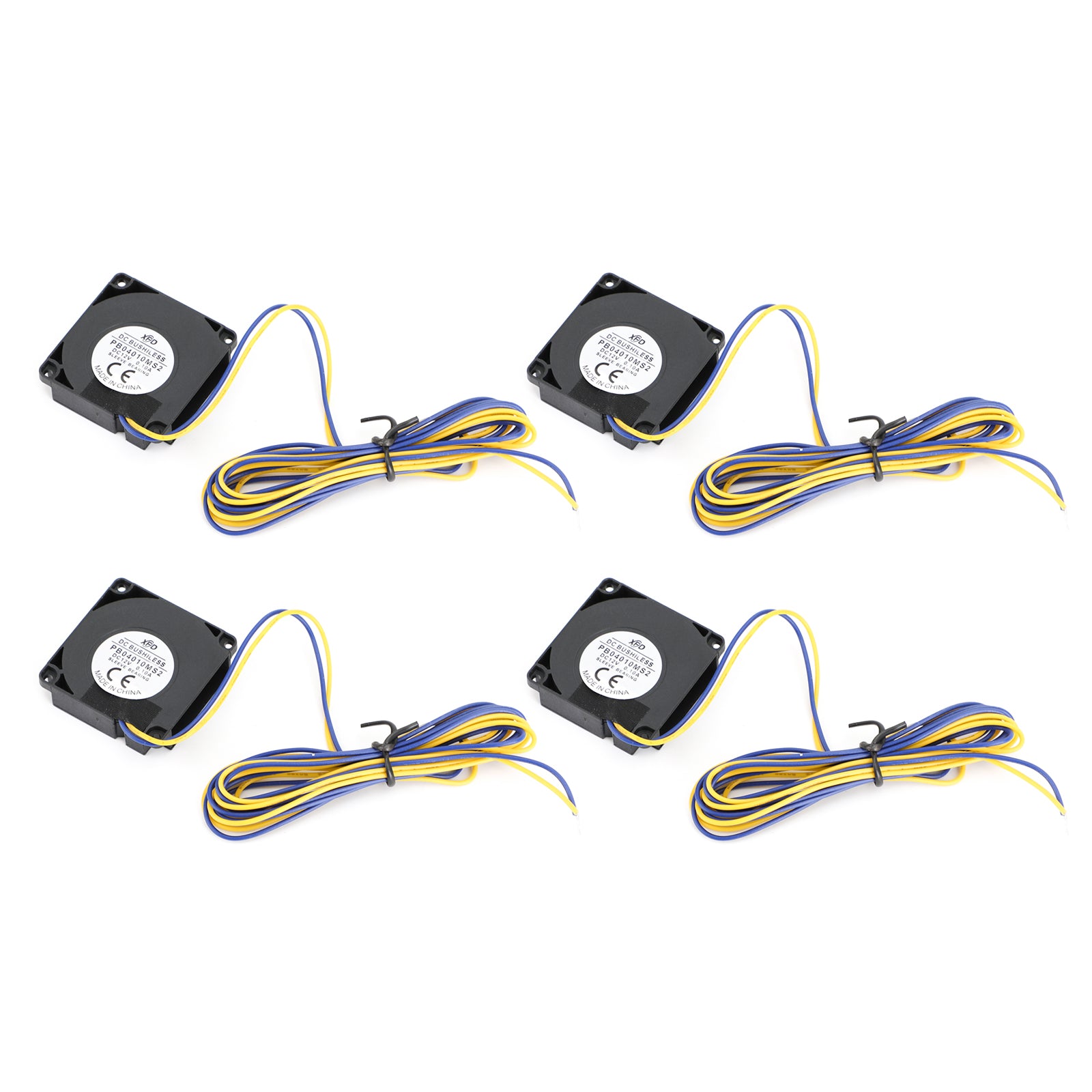 4x 3D Printer Hotend Radial Turbo Blower Fan DC 12V Accessory For Creality CR-10