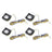4x 3D Printer Hotend Radial Turbo Blower Fan DC 12V Accessory For Creality CR-10