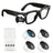 Anti-Glare Indicator Clips Compatible with Ray-Ban Meta Smart Glasses, Removable Bezel Guard (4/8/12 Pack)