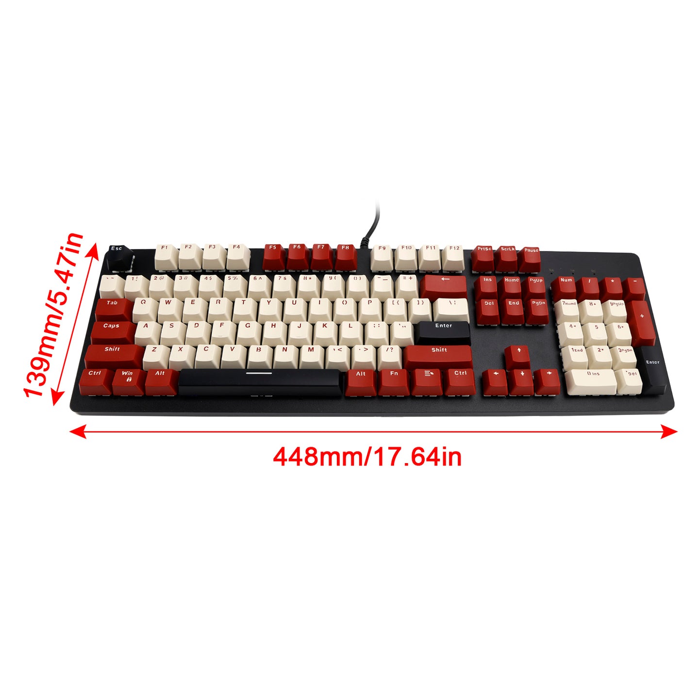 104Key Wired Mechanical Linear Switch Gaming Keyboard Hot-Swappable Customizable