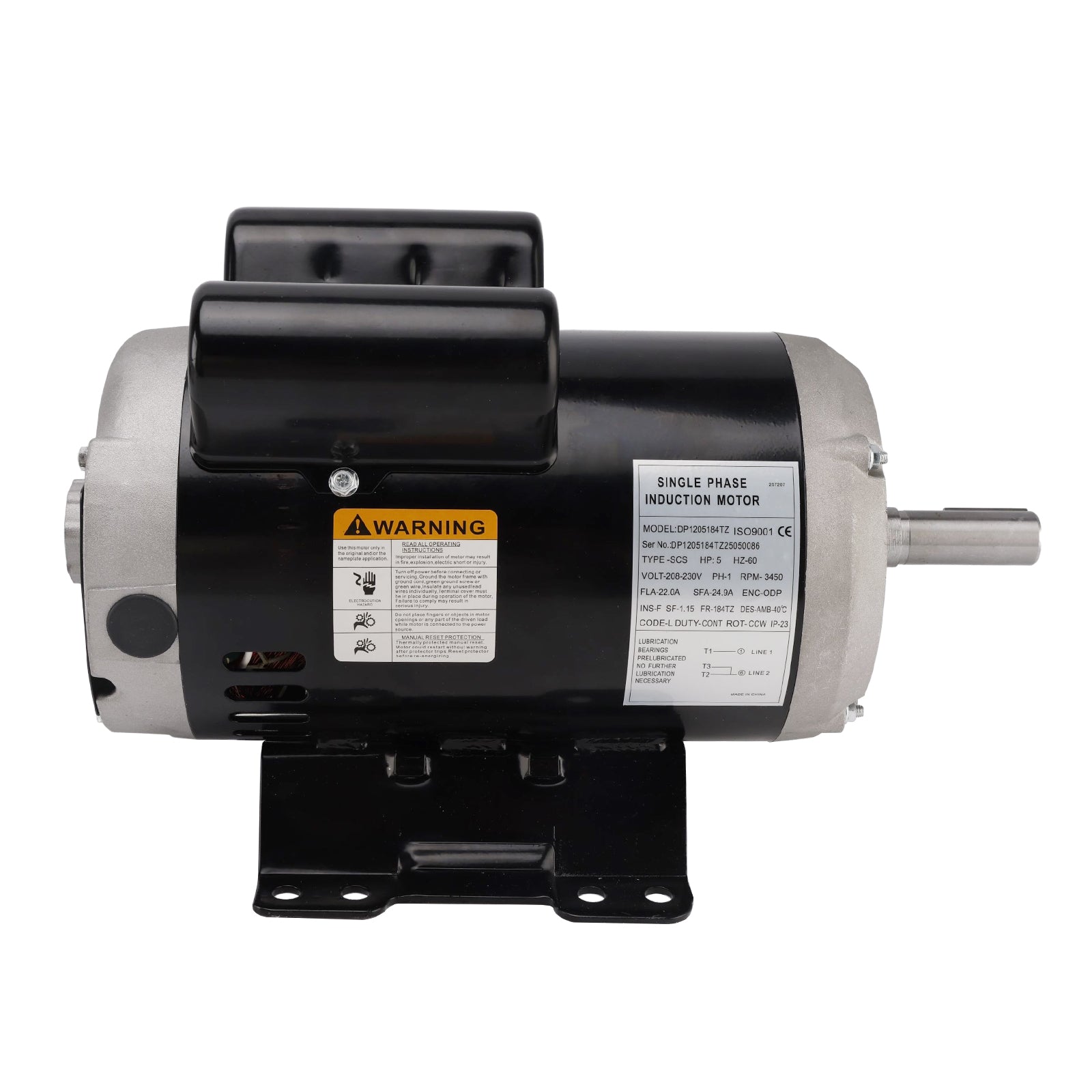 23378805 Replacement For Ingersoll Rand 5 HP Air Compressor Motor 3450 RPM