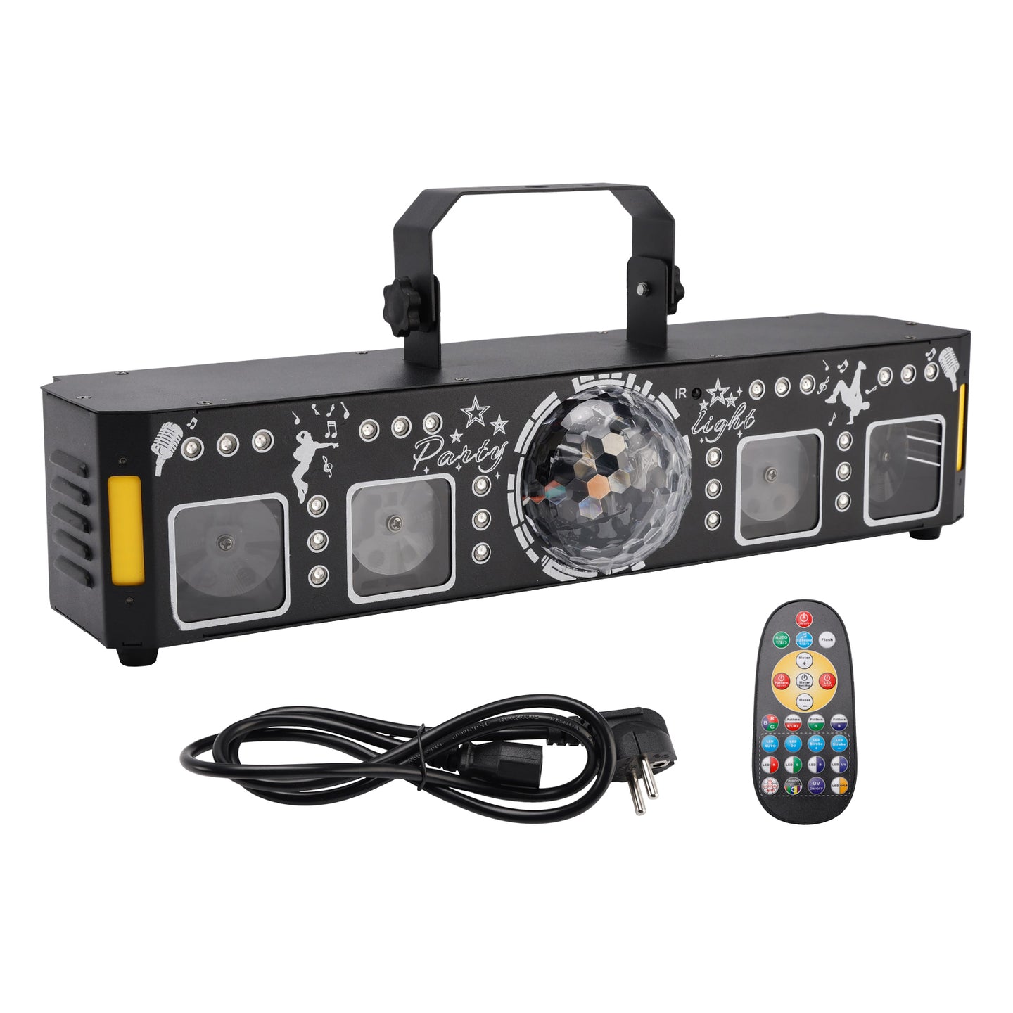 5In1 96 Picture Laser Magic Ball UV Strobe Projection Light With Remote Control