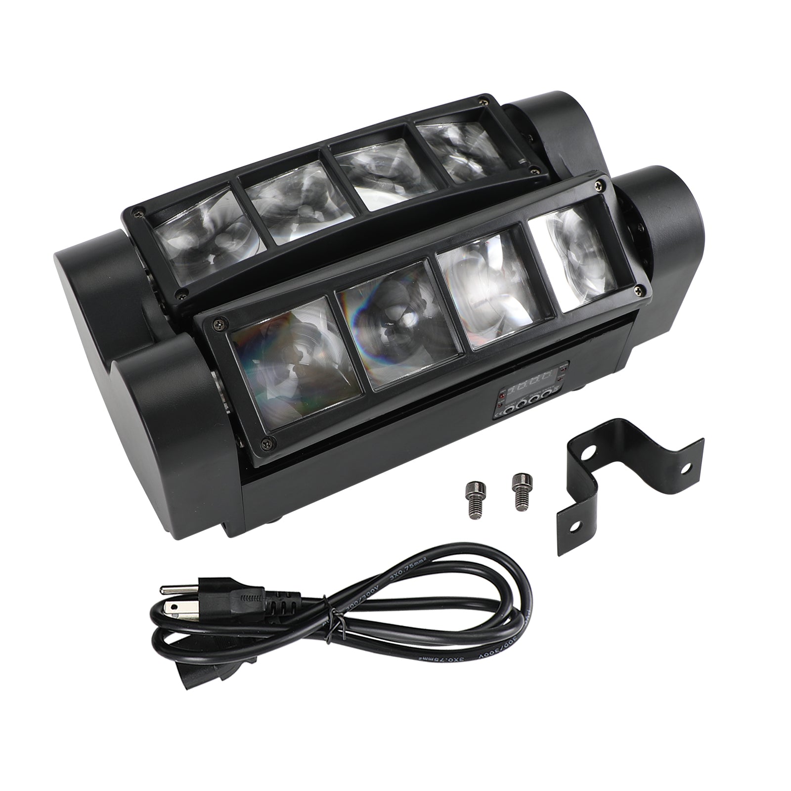 80W RGBW LED Spider Moving Head Stage Light – 8 LED, DMX for DJ, Disco, Party & Stage