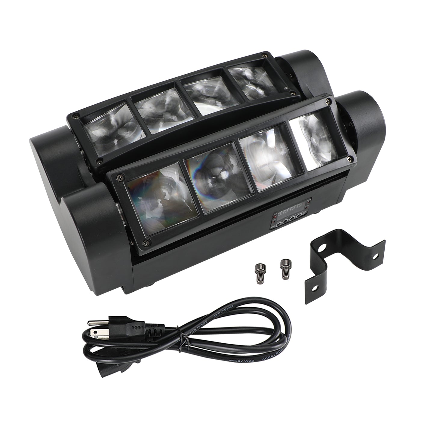 80W RGBW LED Spider Moving Head Stage Light – 8 LED, DMX for DJ, Disco, Party & Stage