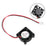 2 Pin Wire 1Pc Brushless DC Cooling Blower Fan 5V 0.12A 2507S 25x25x7mm