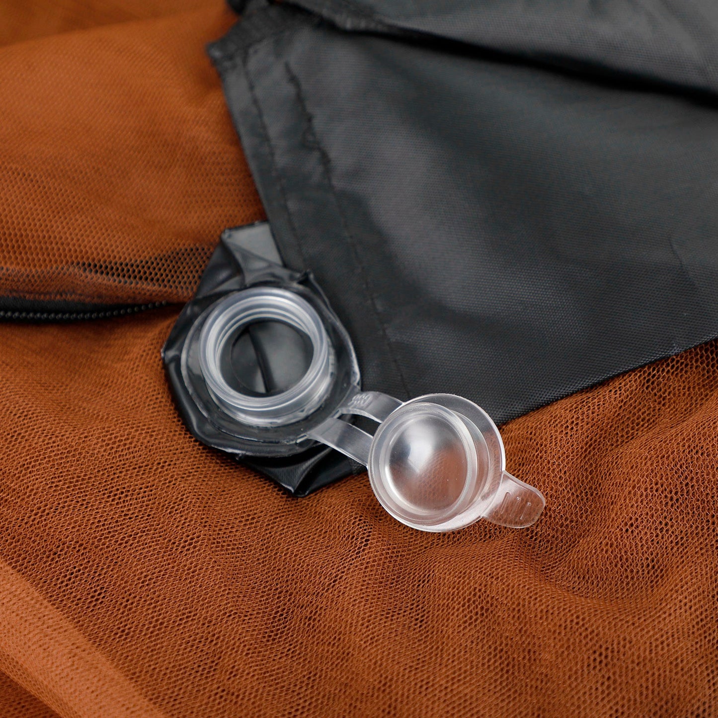 Patio Umbrella Mosquito Net for 7-10 ft Umbrellas, Screen with Zipper Door & Water-Fillable Tube Bottom