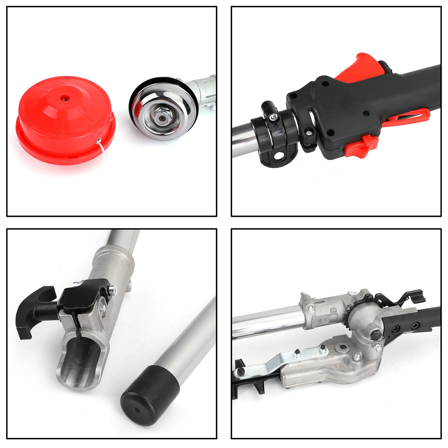 5 in 1 Multi-Functional Trimming Tool, 52CC 2-Cycle Garden Tool with Extension Pole Saw, Hedge, Grass Trimmer and Brush Cutter