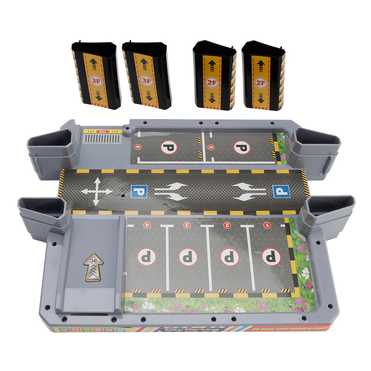 6-Floor City Track Parking Garage Toy with 8 Cars & Lift (Ages 3–8) (Copy)