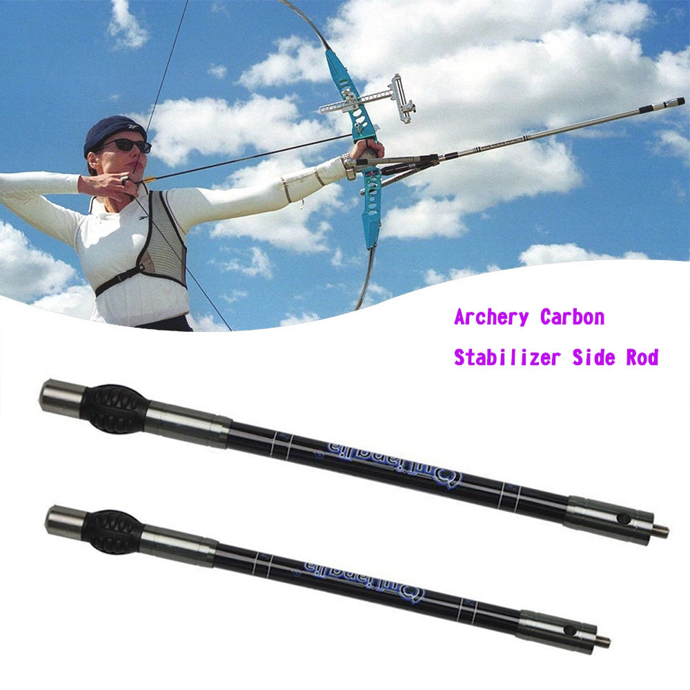 3/4/5 inch Archery Carbon Stabilizer Bar Short Side Extender