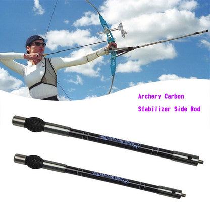 3/4/5 inch Archery Carbon Stabilizer Bar Short Side Extender