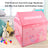 Large Pink Princess Castle Play Tent for Girls, Kids Indoor & Outdoor Playhouse