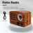 Retro-Style Decorative Radio Mini Portable Multifunction Music Player Bluetooth