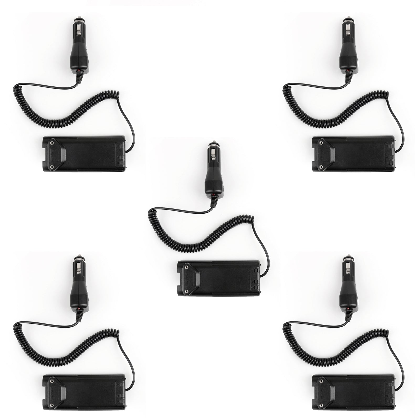 5x Car Charger Battery Eliminator Radio For ICOM IC-V8/V82/F21/F26 BP209 BP210