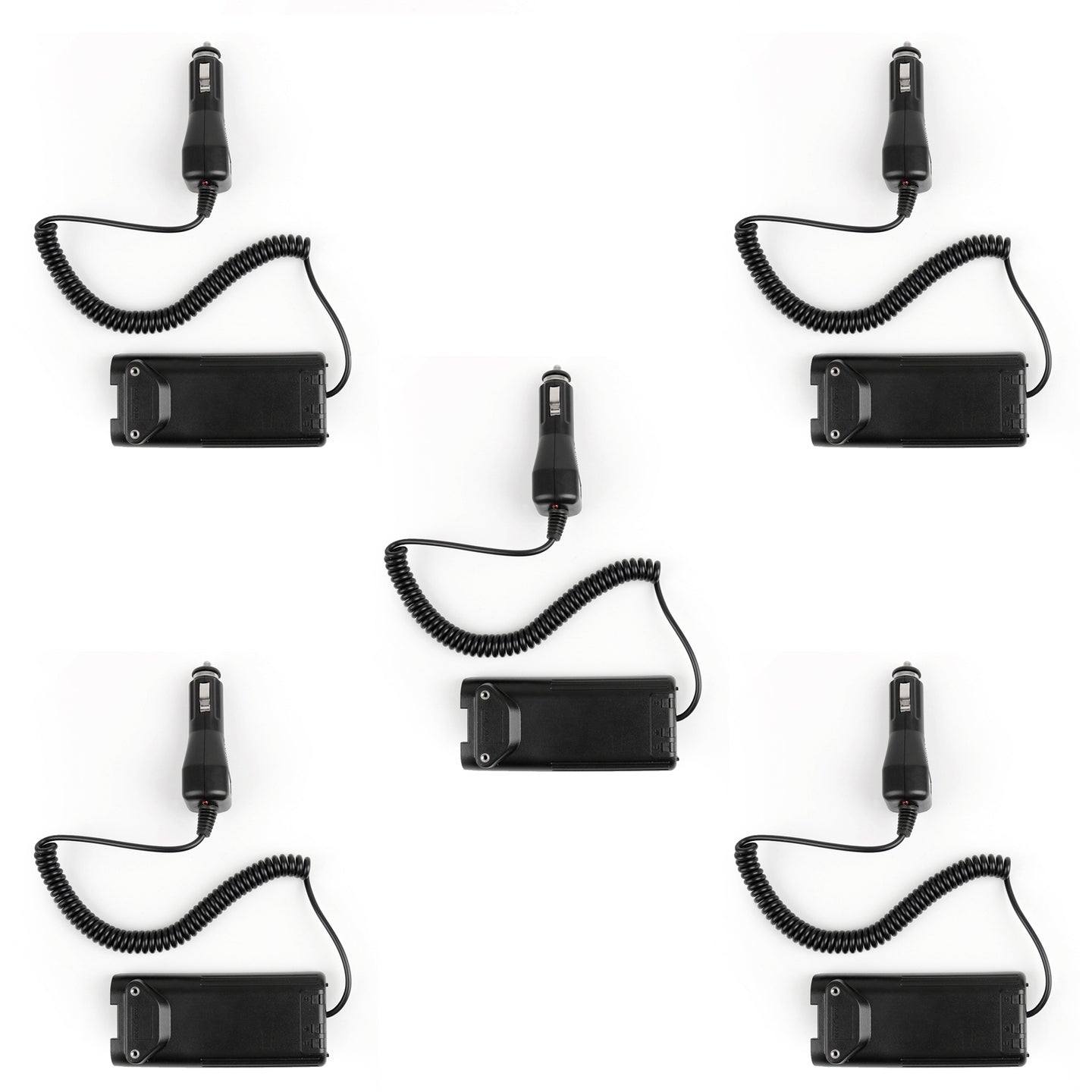 5x Car Charger Battery Eliminator Radio For ICOM IC-V8/V82/F21/F26 BP209 BP210