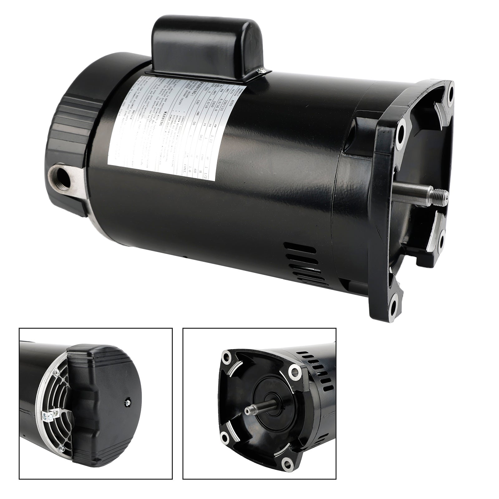 Pool Motor Replacement 1.5 HP Dual Voltage Pool Pump Motor 115/230V