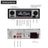 Vintage Classic Bluetooth Car Stereo FM Radio MP3 Player Receiver USB/SD/AUX