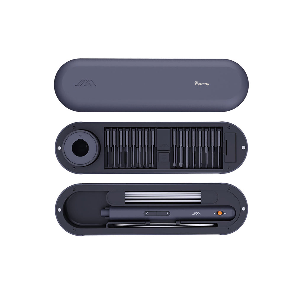 Mini Electric Screwdriver 360?? Shadowless Built-in LED Lights 30 Magnetic Drill Bits