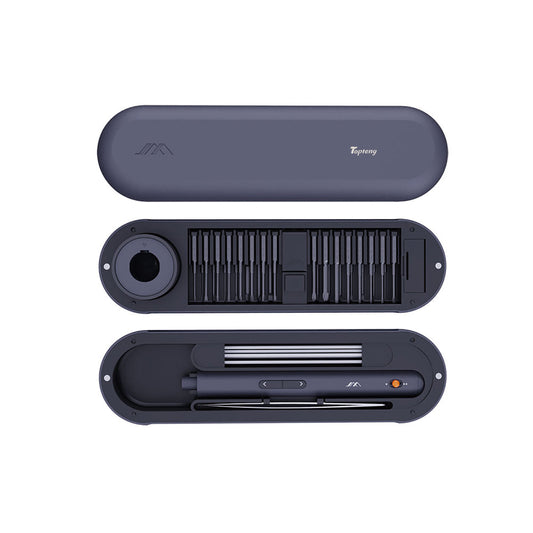 Mini Electric Screwdriver 360?? Shadowless Built-in LED Lights 30 Magnetic Drill Bits