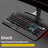 K1000 Mechanical Keyboard Wired 104-key Red Switches Customized Mute Keyboard