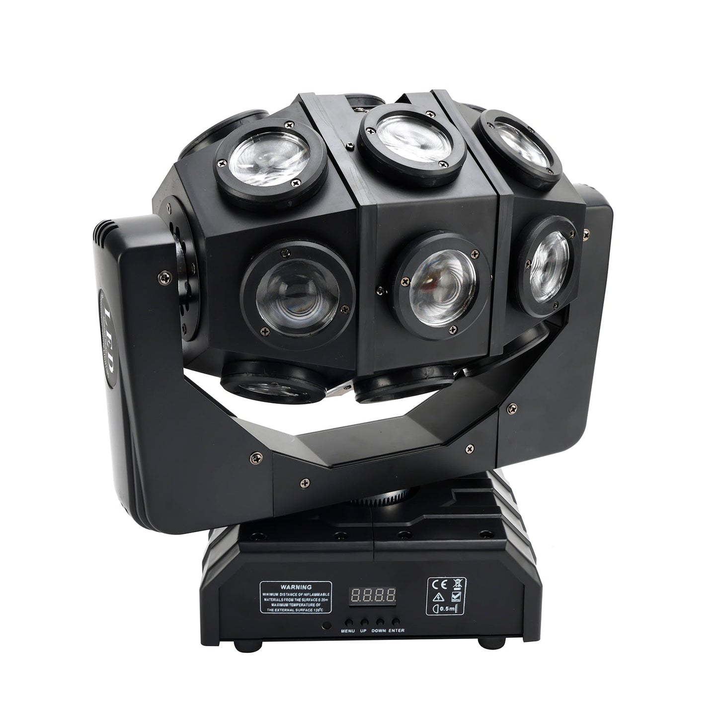 180W RGBW LED Moving Head Stage Light – 18 Beam Rotating DMX DJ Disco Party Effect