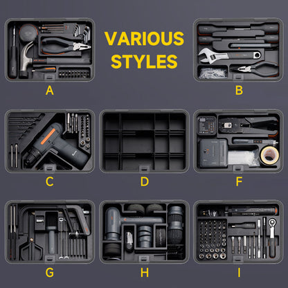 Multifunctional Home & Auto & Woodworkers Repair Tool Kit, Boxes-C