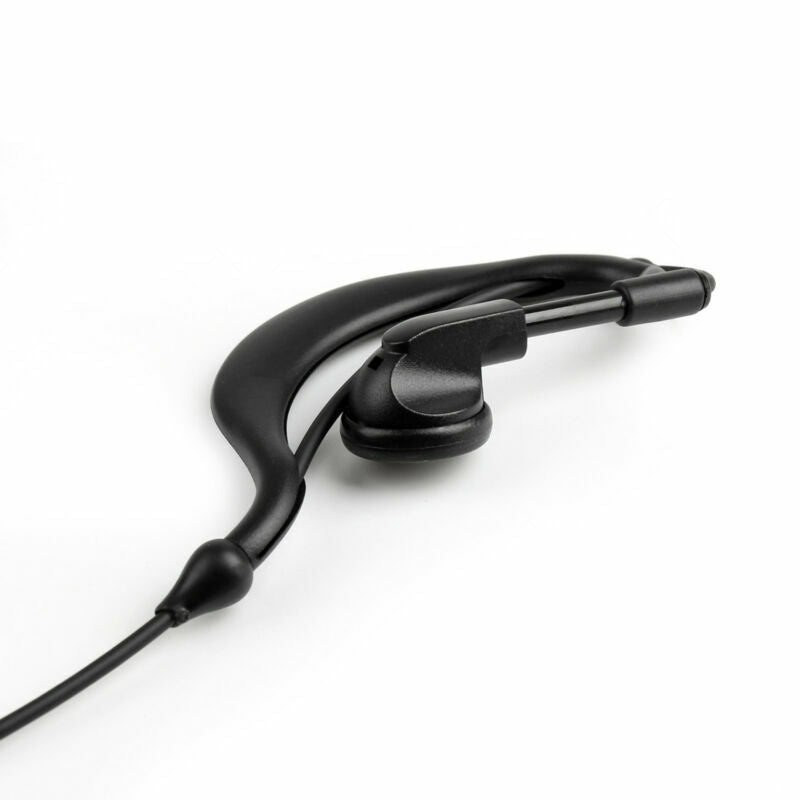 1Pcs 3.5mm Listen Only G Shape Earpiece Headset FITS Radio Speaker Mic