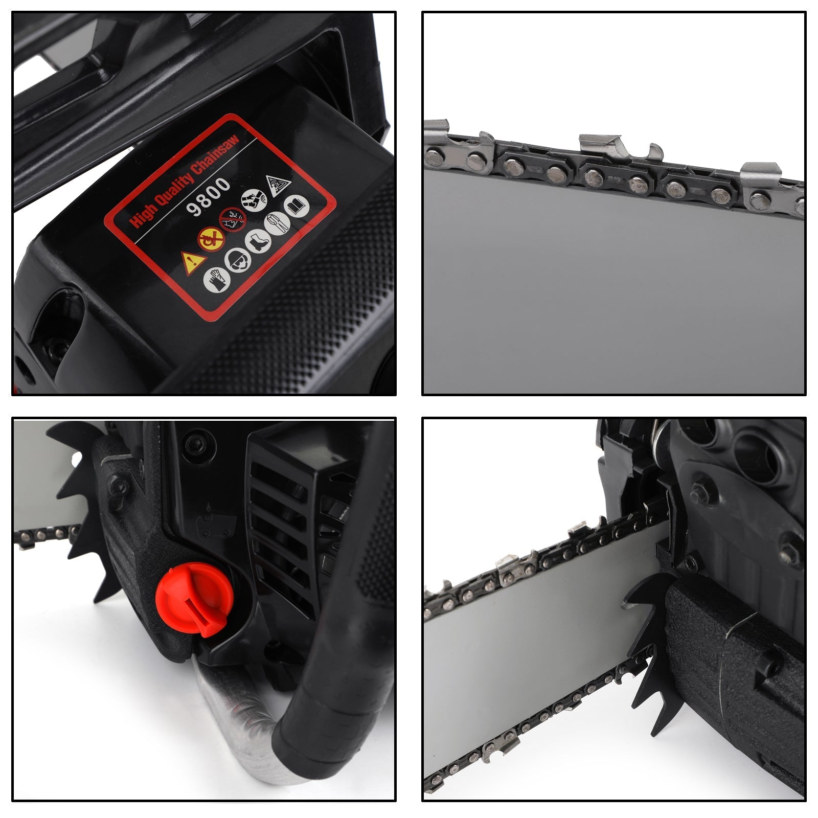 62CC Gas Chainsaw 22-Inch Bar, 2-Stroke Petrol Chain Saw for Wood Cutting