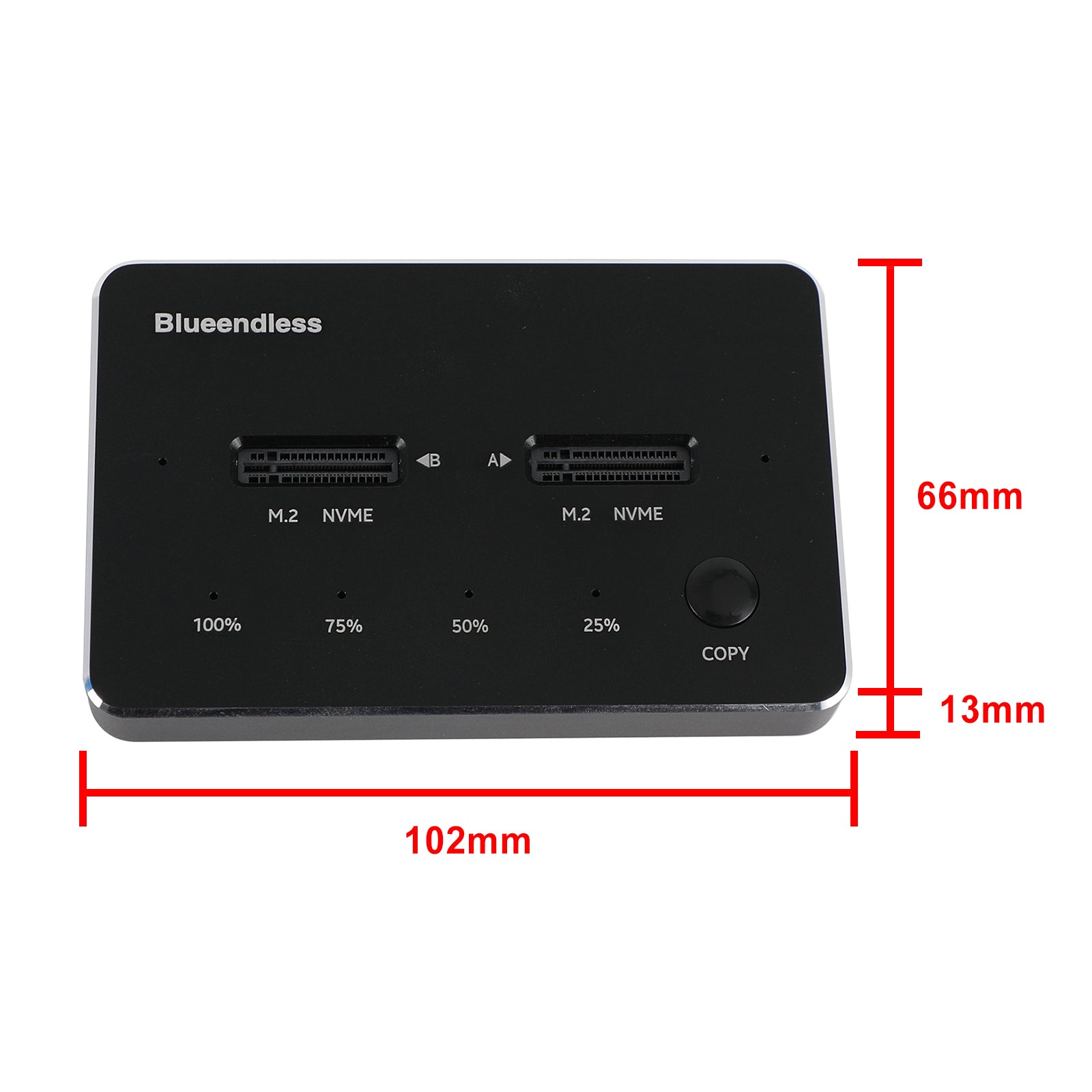 M.2 NVMe SSD Docking Station & Duplicator – USB External Solid State Drive Enclosure