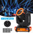 7R 230W Sharpy Beam Moving Head Light with 8-Facet Prism, 17 Gobos & Color Wheel, DMX 16CH for DJ Stage