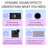 2.1 Channel Bluetooth Speaker System for Home Theater, Detachable Sound Tower with 4" Subwoofer, RGB Lights & Remote for TV, Gaming, Karaoke