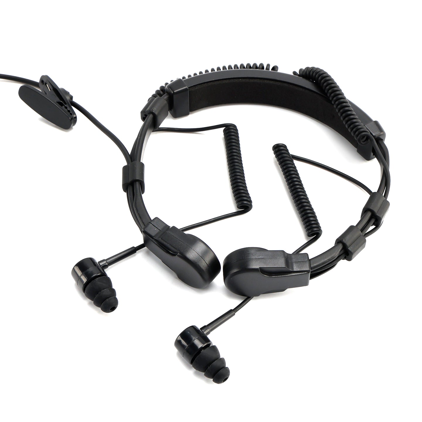 K-Head Binaural Mic Earpiece Headset for TK-208 TK-220 TH-D7 TH-F6Walkie Talkie