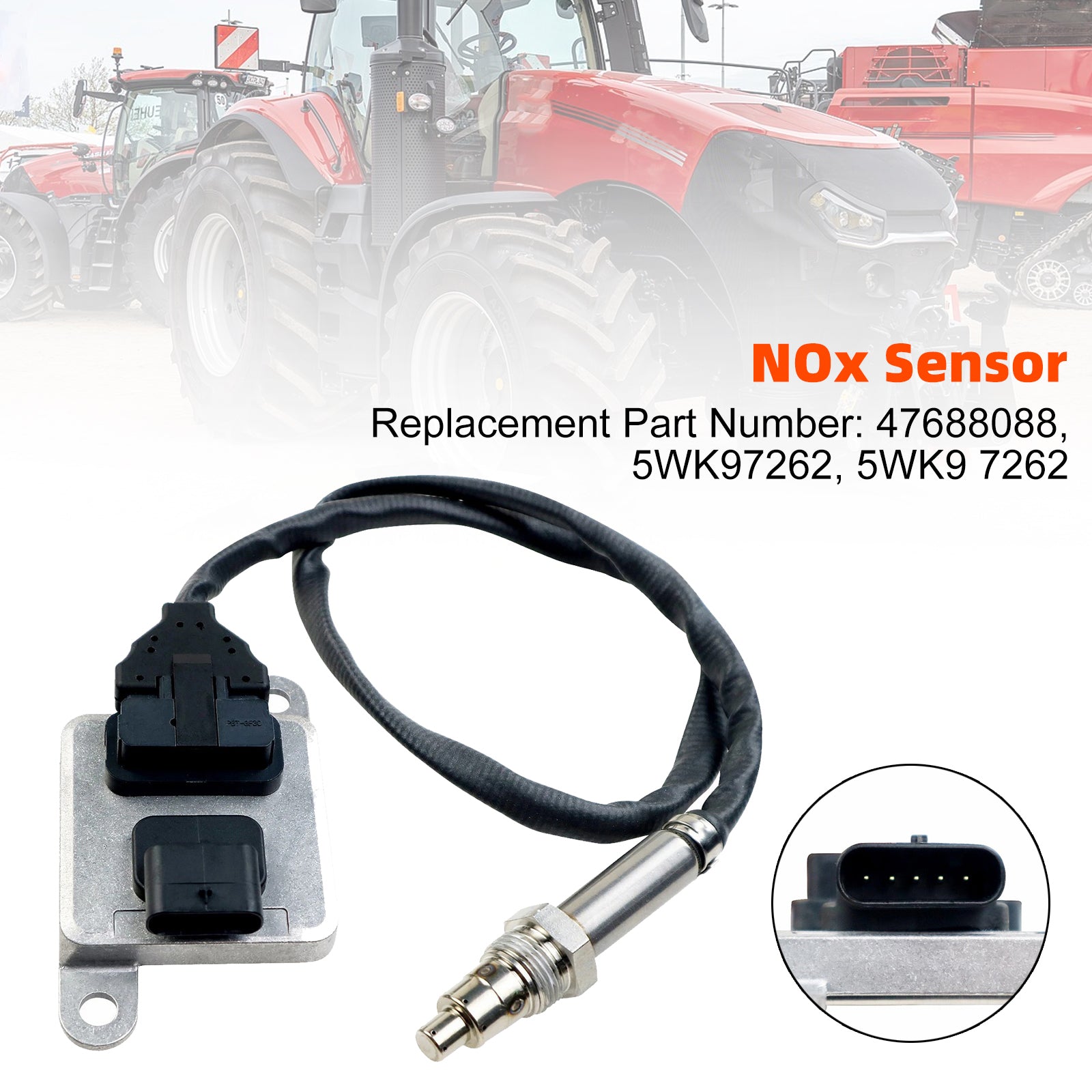 47688088 5WK97262 Nox Sensor Nitrogen Oxide Sensor Fits For Case IH Tractors