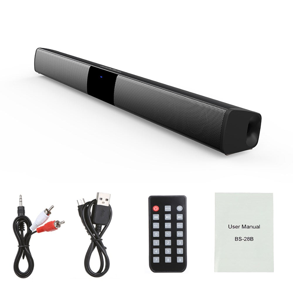 Portable Wireless Sound Bar System – 4 Speaker Subwoofer for TV Home Theater