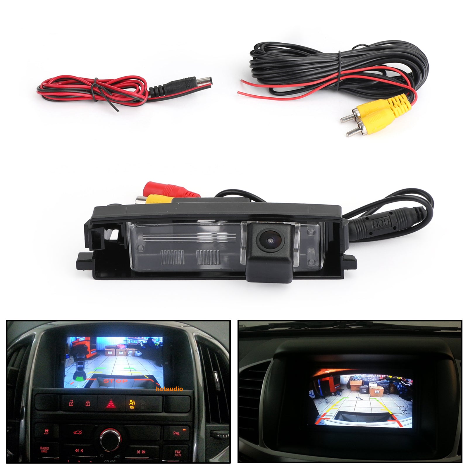 Backup Camera for Toyota RAV4 (2009-2012), License Plate Light Mount with IR Night Vision