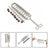 Traditional Brain Teaser Classical Metal Chinese 9 Linked Rings Puzzle Toys