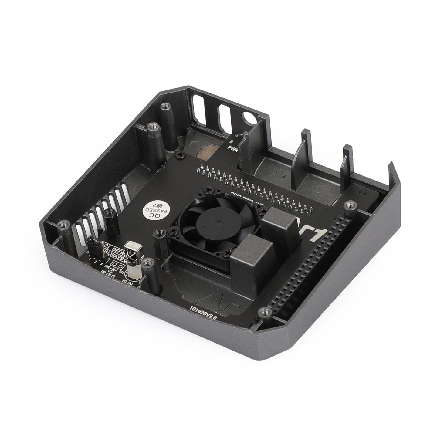 2021 Aluminum Case Shell Multifunction Cover For Raspberry Pi 4 Model B With Fan