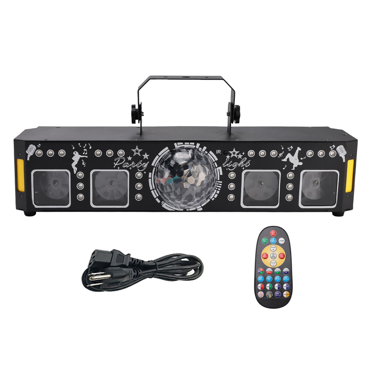 5In1 96 Picture Laser Magic Ball UV Strobe Projection Light With Remote Control