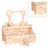 Kids Vanity Set with Storage Drawer Little Girls' Makeup Table with Mirror Toddler Pretend Play Vanity Desk with 8 Makeup Accessories Princess Vanity for 3+ Years Old Kids