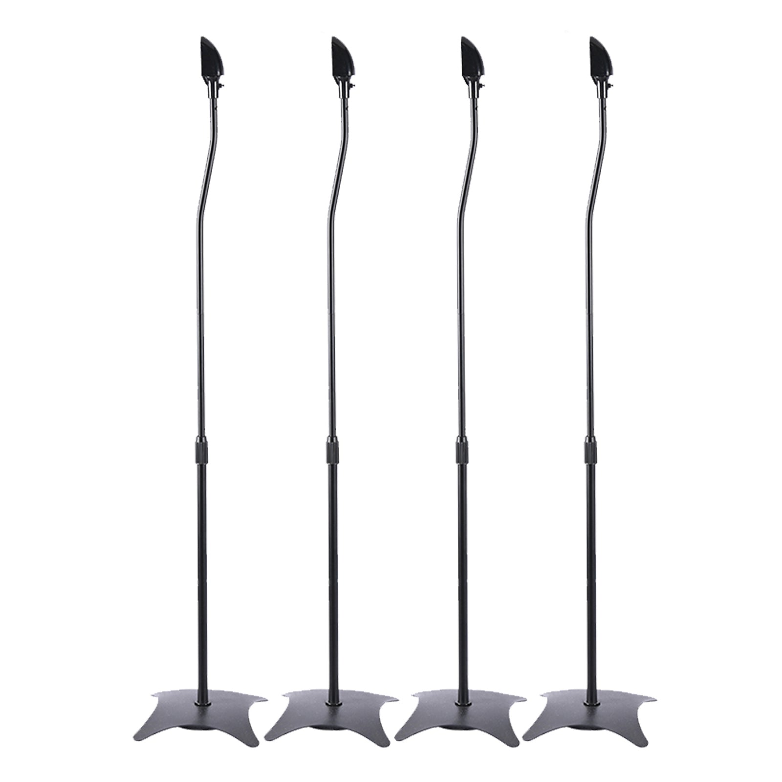 Set Of 4 Universal Surround Sound Adjustable Height Speaker Stand Bracket (Copy)