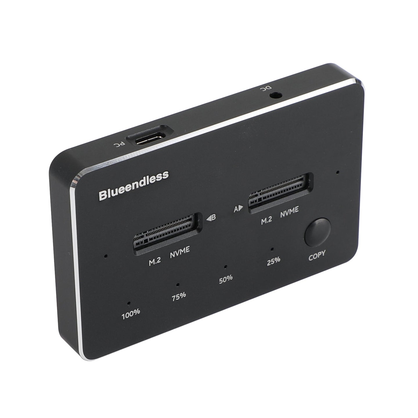 M.2 NVMe SSD Docking Station & Duplicator – USB External Solid State Drive Enclosure
