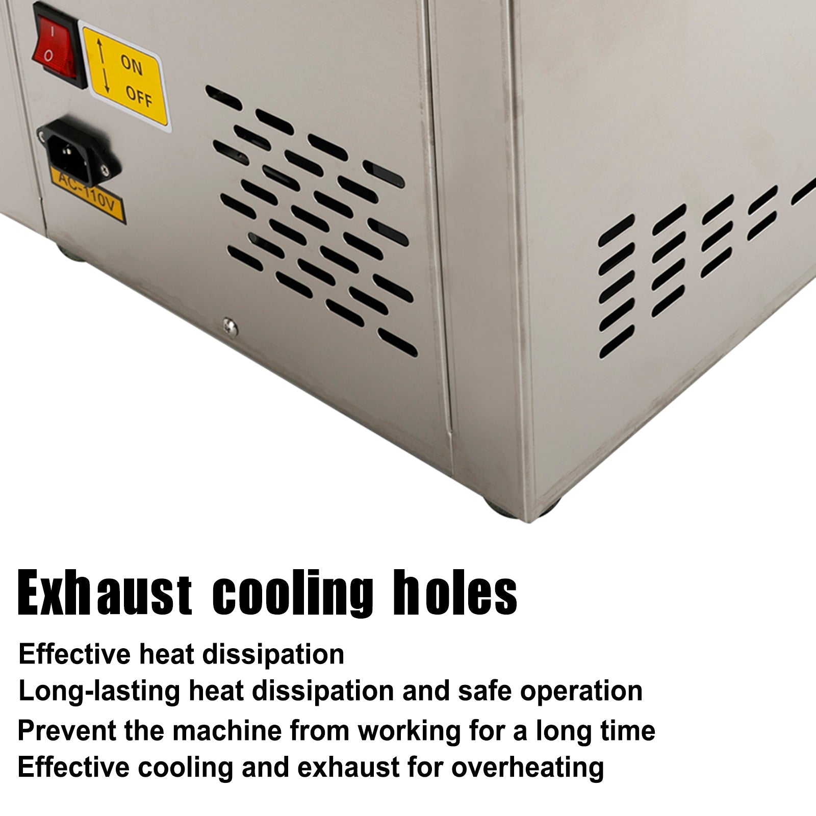 DZ-260C Commercial Vacuum Food Packaging Machine 120W Chamber Digital Sealer