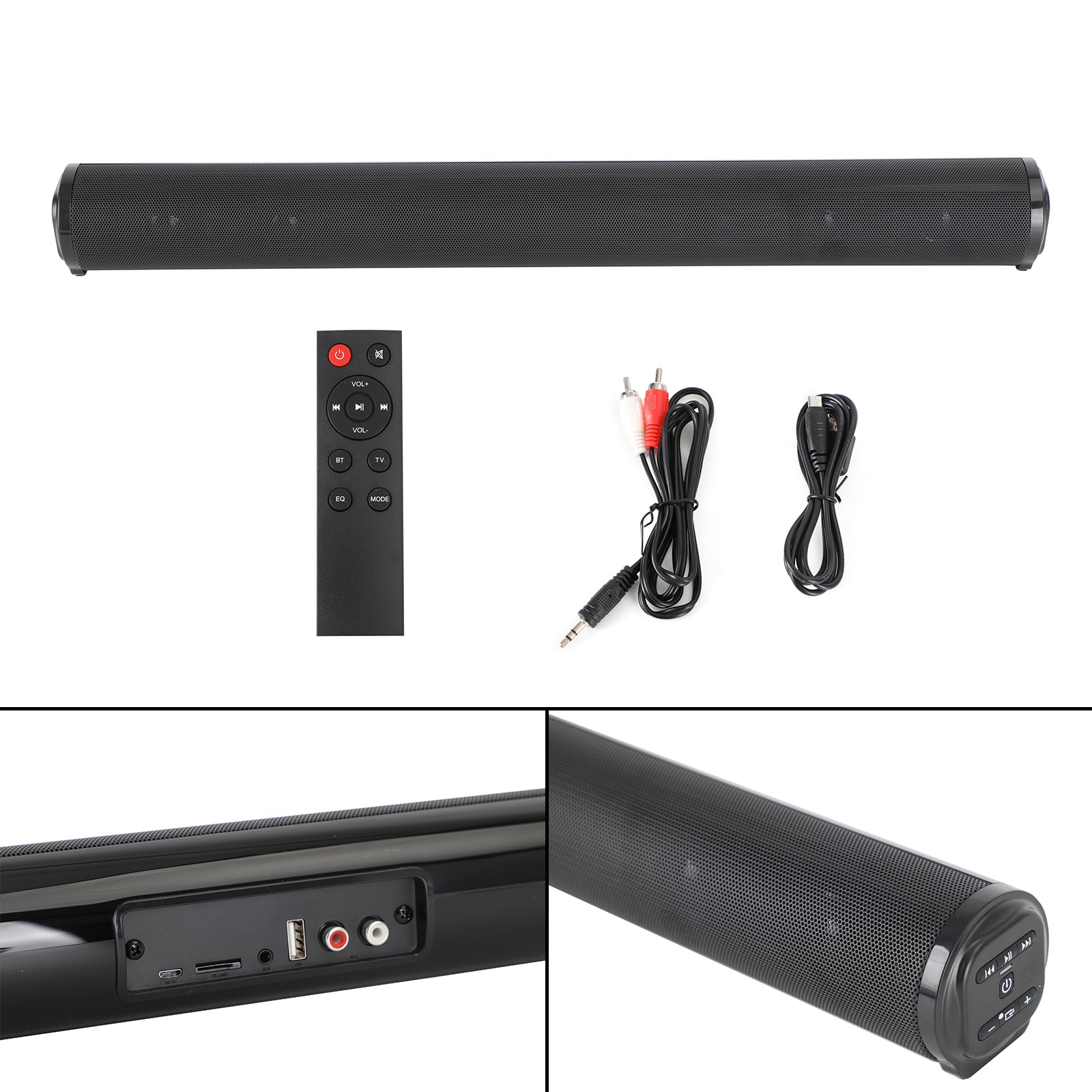 Bluetooth Wireless Sound Bar System – 4 Speaker Subwoofer for TV & Home Theater