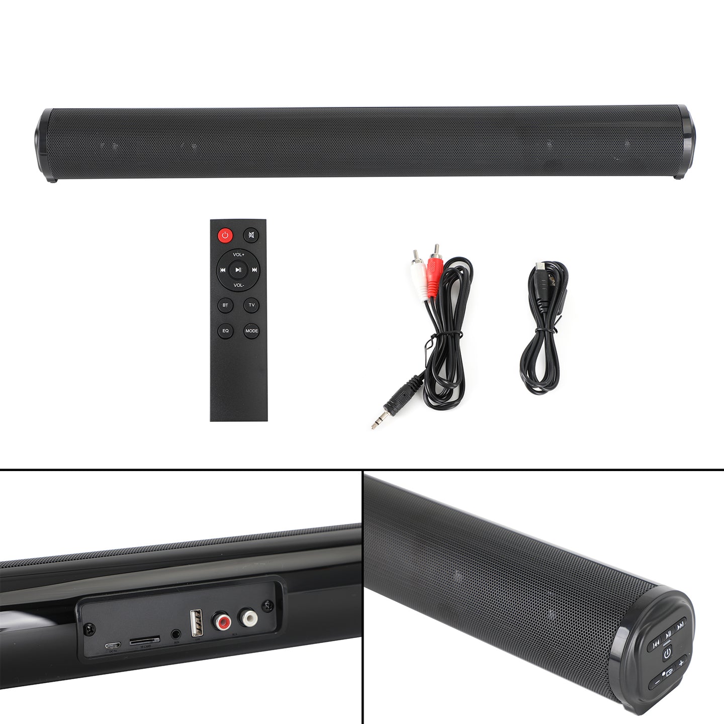Bluetooth Wireless Sound Bar System – 4 Speaker Subwoofer for TV & Home Theater