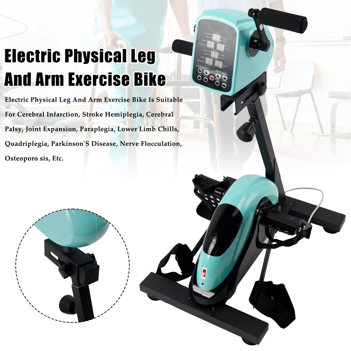 Electric Arm & Leg Pedal Exerciser for Seniors | Dual-Motor Home Rehab