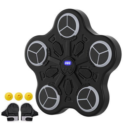 Dual Installation Options & Scoring Function for Home Use Music Boxing Machine for Kids – Wall-Mounted Bluetooth Smart Boxing Trainer with Workout Gloves (Copy)