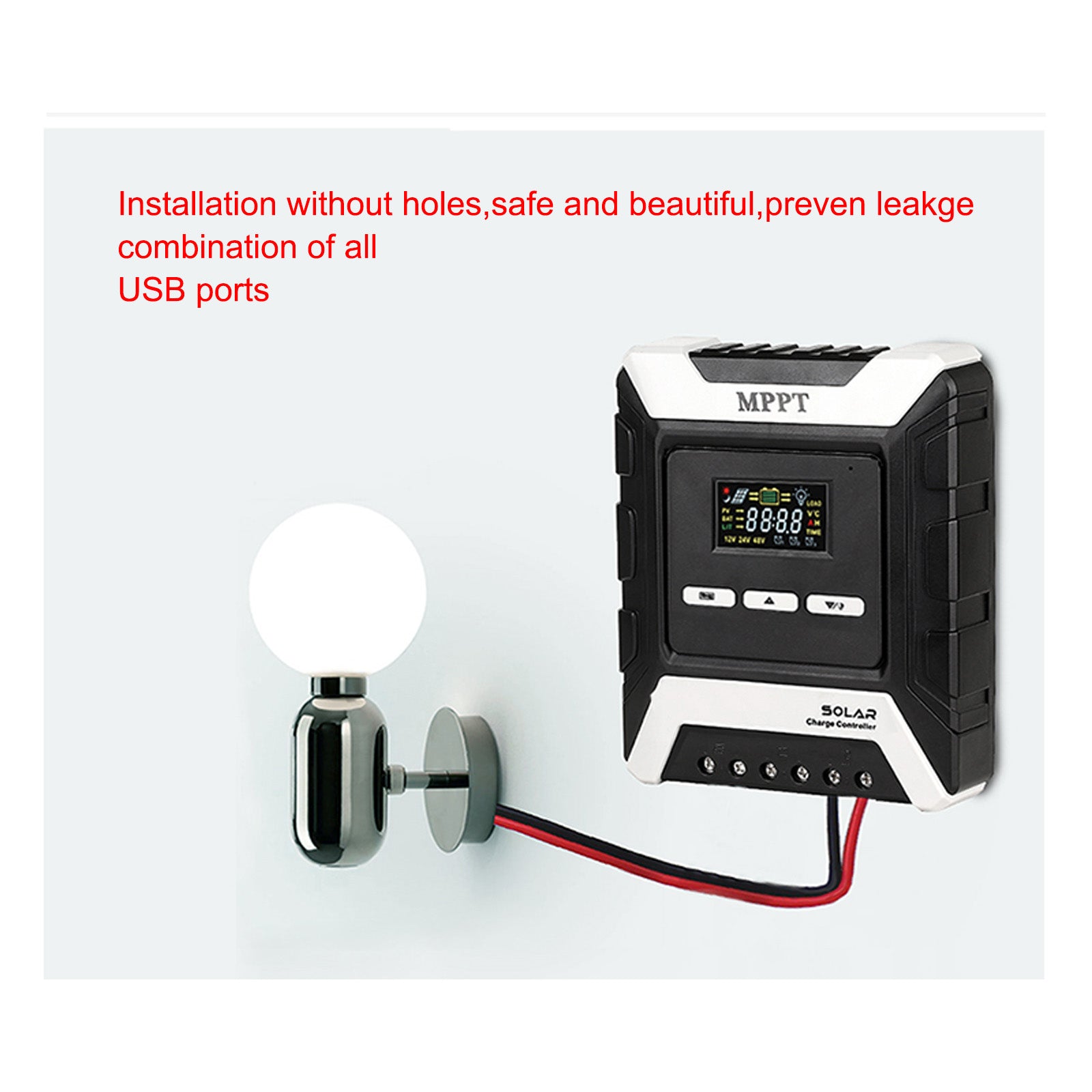 12V-48V 20A MPPT Solar Charge Controller Suit Lead-Acid Lifepo4