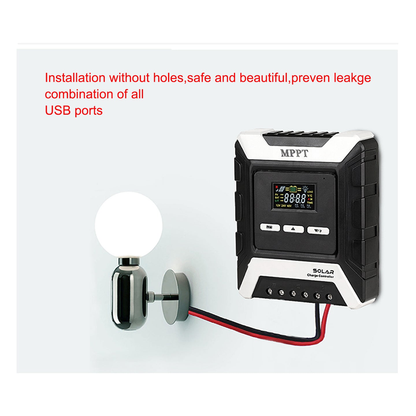 12V-48V 20A MPPT Solar Charge Controller Suit Lead-Acid Lifepo4