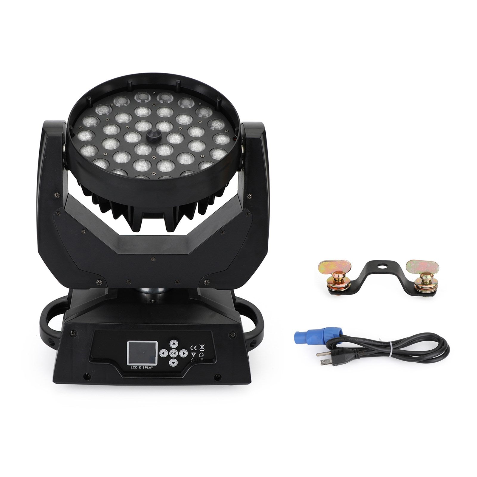 360W RGBW LED Moving Head Wash Light – 36x10W 4-in-1 Zoom, DMX 15CH for DJ Party & Stage