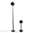 3 Colors Dimmable for Bedroom/Office-Walnut Adjustable LED Floor & Table Lamp
