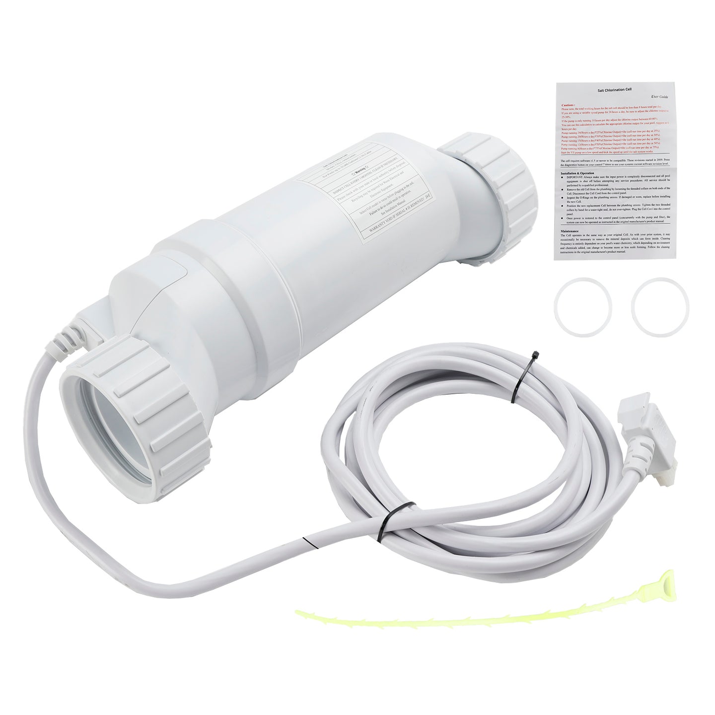 W3T-Cell-9 Replacement Salt Chlorination Cell, 25,000 Gallon TurboCell for Hayward AquaRite & ProLogic Systems